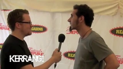 Kerrang! Reading Festival Podcast Serj Tankian