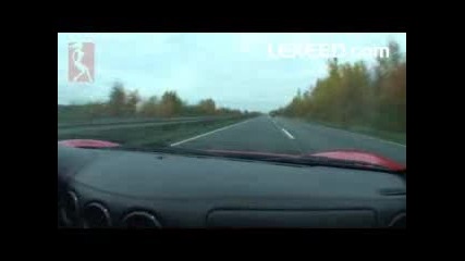 Hot girl driving Ferrari F360