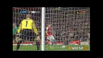 16.2.2011 Арсенал - Барселона 2 - 1 Шампионска лига 1/8 финал 