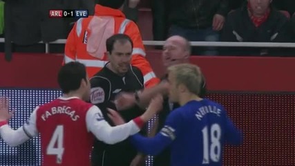 01.02.2011 Арсенал 0 - 1 Евертън гол на Луис Саха 
