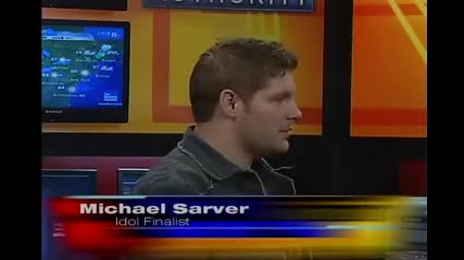 The Rapping Weatherman interviews American Idol star Michael Sarver 