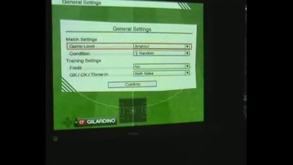 Pro Evolution Soccer 2009 - Менюта