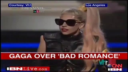 Lady Gaga благодари на Whitney Houston * Best Pop Vocals Grammy 2011 