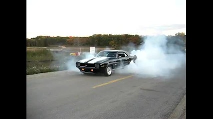 1969 camaro burnout 