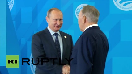 Russia: Putin welcomes heads of central Asian states to SCO summit