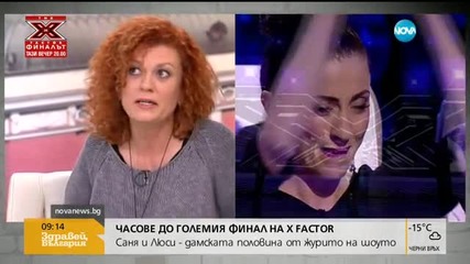 Люси и Саня от журито на X Factor в „Здравей, България”