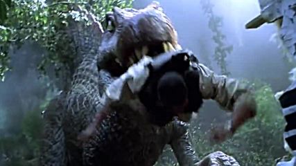 T Rex battles Spinosaurus Jurassic Park 3 Trailer Movies Film Yonetmen 2016 Hd