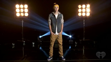 Justin Bieber talks about his new album Believe (at iheartradio)
