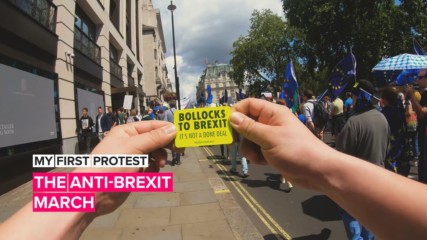 My First Protest: The U.K.'s March for Change goes after Brexit