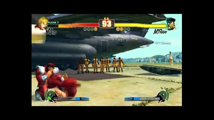 Street Fighter 4 - Ken(me) vs. M. Bison