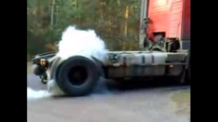 Szamotuе‚y Palenie gumy Volvo Fh 380 Km