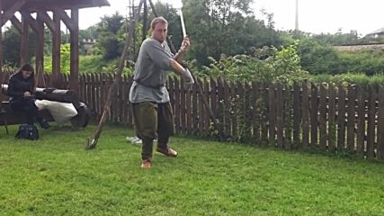 Демонстрация на техники с два меча