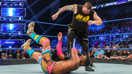 Kevin Owens assaults Kofi Kingston: SmackDown LIVE, 23 April, 2019