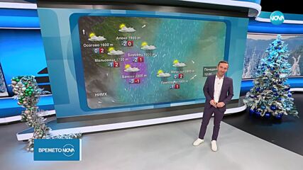 Прогноза за времето (09.12.2024 - обедна емисия)