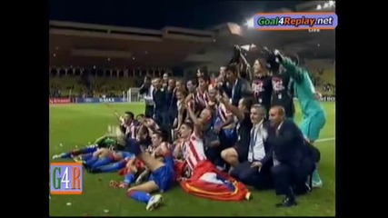 Атлетико Мадрид дигат трофея Inter - Atletico Madrid ( 27 08 2010) 