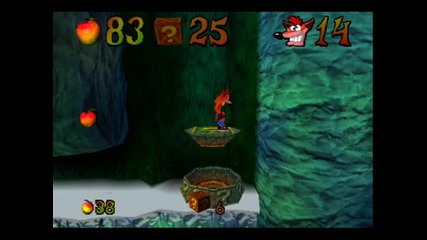 Crash Bandicoot 2 - Level 02 Snow Go - Crystal + Box Gem 