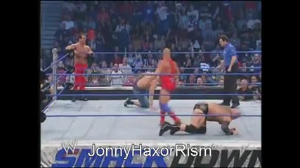 Wwe Smackdown 30.10.2003 John Cena And A - Train Vs Chris Benoit And Kurt Angle