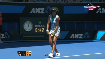 Винъс Уилямс - Лорън Дейвис ( Australian Open 2015 )