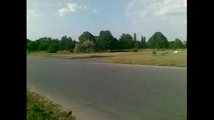 Мерцедес на полигона в Русе