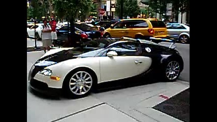 Bugatti Veyron test drive accident