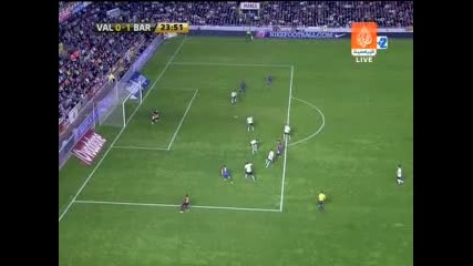 Валенсия - Барселона 2:2 Лео Меси гол 