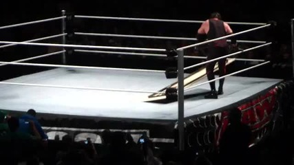 Wwe Raw Wrestlemania 28 Revenge Tour John Cena Vs Kane Last Man Standing Match In Poland