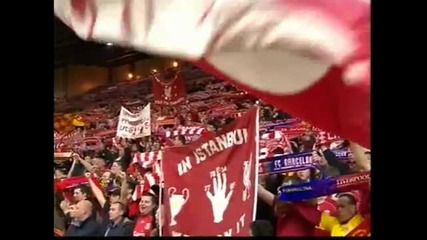 Youll Never Walk Alone Liverpool Vs Barcelona