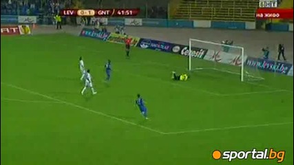 levski pokaza na gent koi e shampion kato gi bi 3 - 2