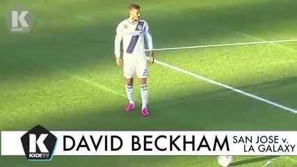 David Beckham amazing goal!