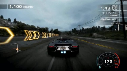 Need For Speed Hot Pursuit 2010 - Гонка с Lamborghini Reventon Roadster 