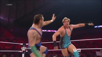 Santino Marella vs Jack Swagger | United States Championship Match | Wwe Raw 25.6.2012