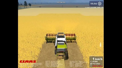 Claas Arion and Claas Lexion 480 