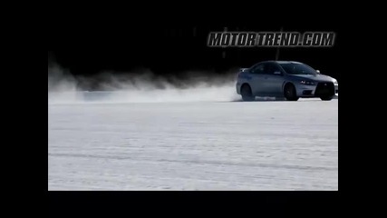 Evo Vs Sti Snow Challenge 