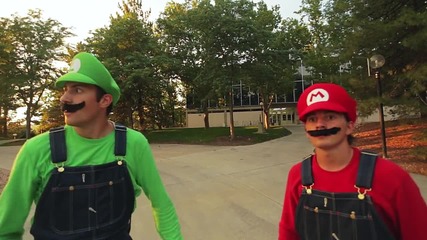 Super Mario Brothers Parkour [in Real Life] - Супер Марио В Реалноста