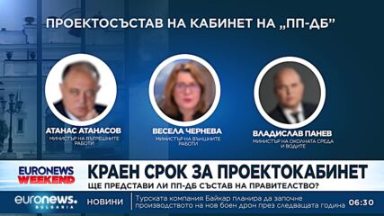 Изтича срокът, който ГЕРБ даде на ПП-ДБ да представи състав на правителство