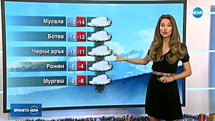 Прогноза за времето (05.01.2020 - обедна емисия)