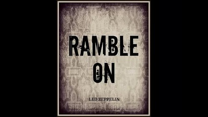 *2015* Led Zeppelin - Ramble On ( Attlas remix )