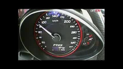 Vmax 315 km/ч Audi R8 V10 