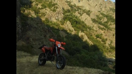 Fly By with My Ktm Supermoto...made in Bulgaria