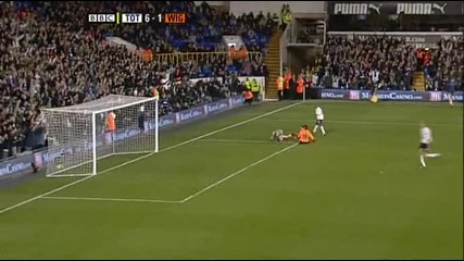 Defoe - Tottenham 6 - 1 Wigan 