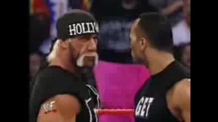The Rock Vs Hulk Hogan - Highlights Before Wrestle Mania