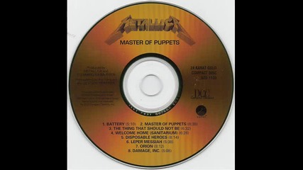 Metallica - Master of Puppets 