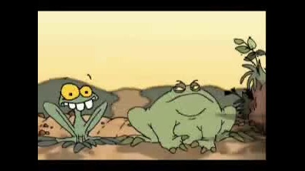 анимация гладни жаби (смях)