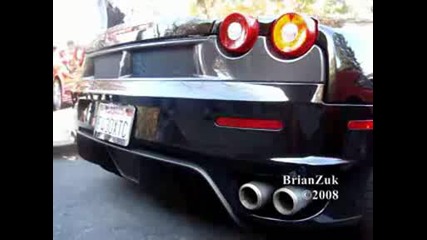 Ferrari F430 Spider Start and Accelerate