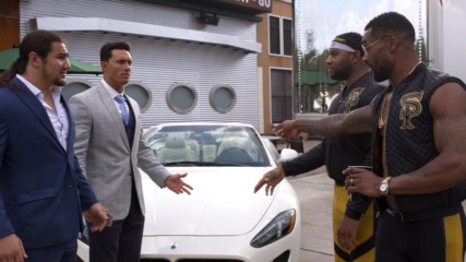 Tino Sabbatelli & Riddick Moss tell The Street Profits to back away from the Maserati: WWE.com Exclusive, Nov. 1, 2017