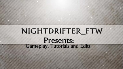 The Nightdr1fter Intro [720 Hd]