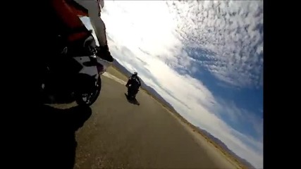 Moto Desert Racer Crash