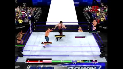 Wwe 12 John Cena & The Rock vs Kane & The Miz
