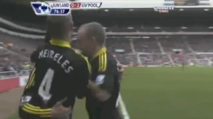 Luis Suarez Goal v. Sunderland (w Music)