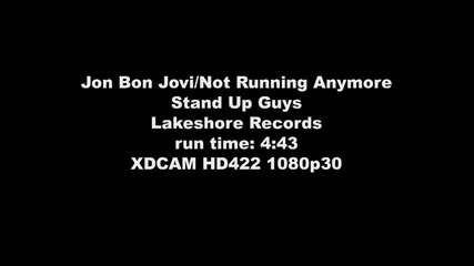 Jon Bon Jovi - Not Running Anymore